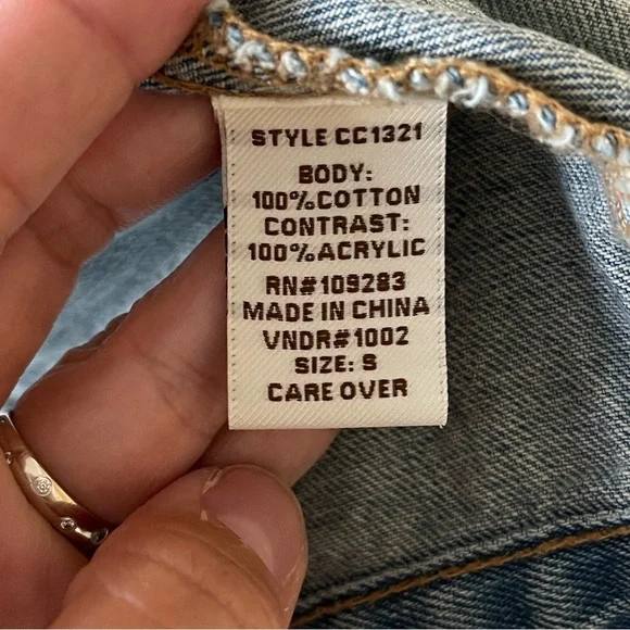 Vintage Havana Jean jacket โข Womens small - Picture 4 of 9